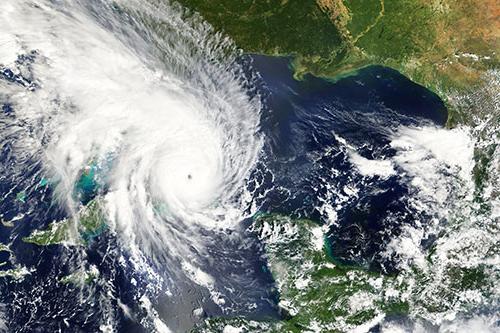 飓风伊恩路线图